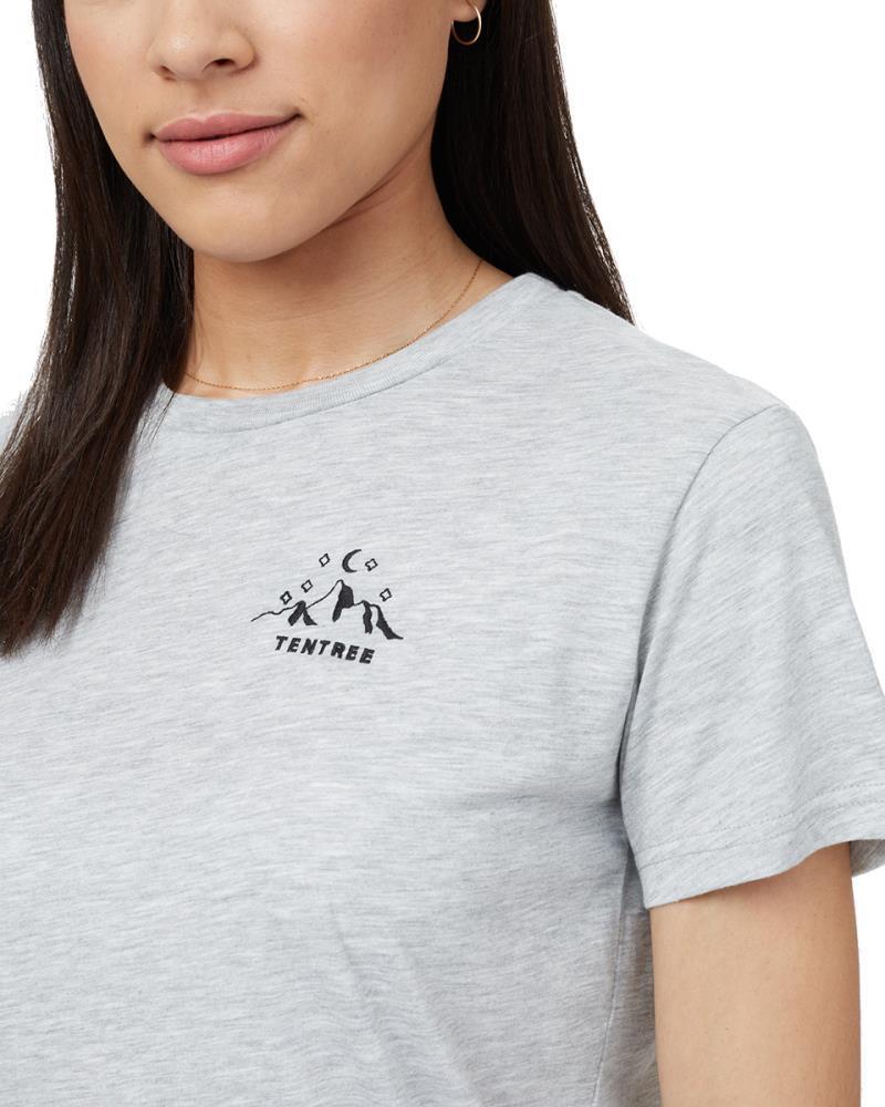 Mountain Moon T-Shirt - Womens - hi rise grey heather 1