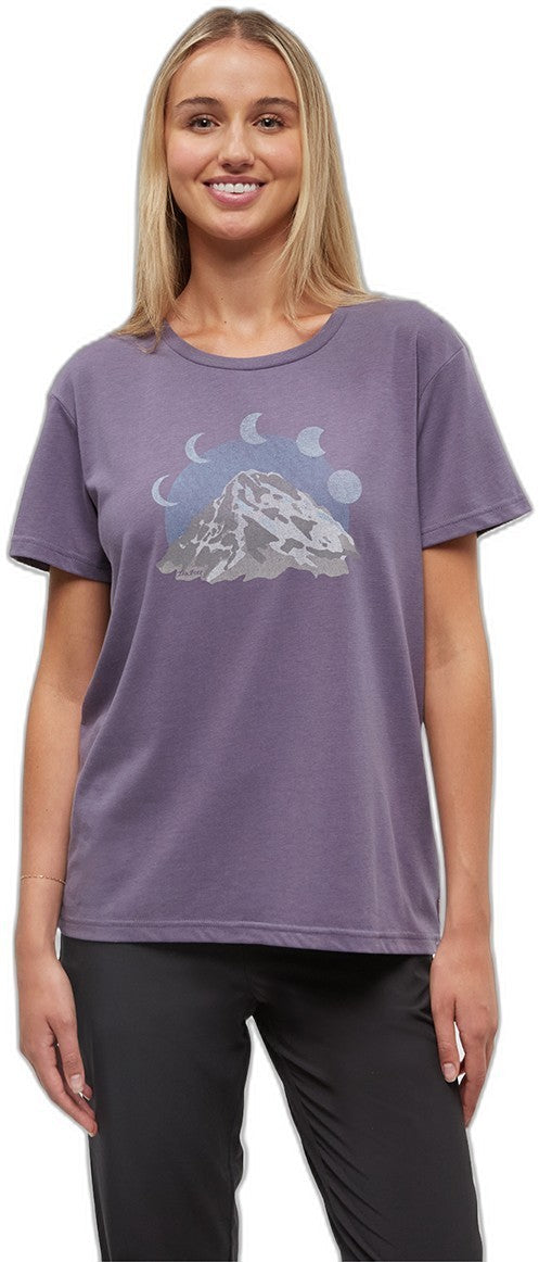 Mountain Moon T-Shirt - Womens - smokey violet / glacier grey 1