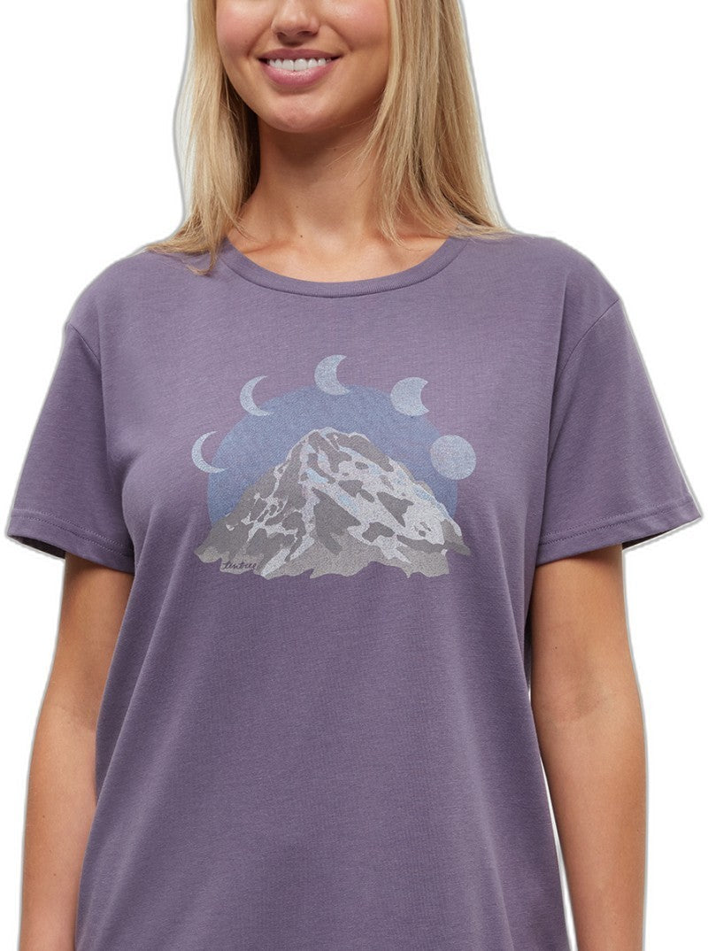 Mountain Moon T-Shirt - Womens - smokey violet / glacier grey 1