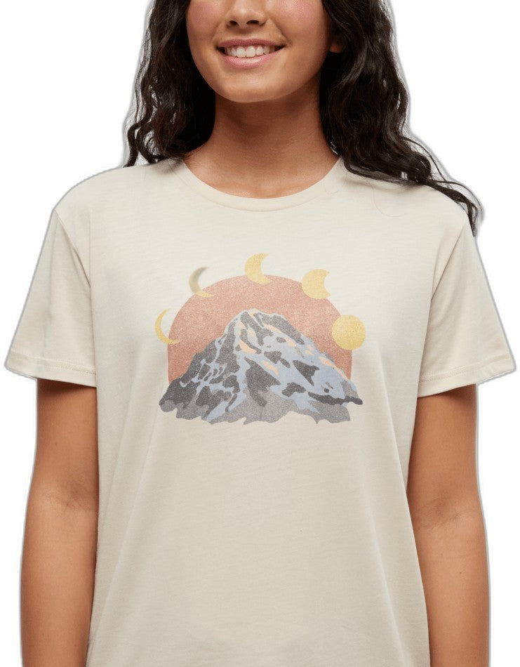 Mountain Moon T-Shirt - Womens - warm oak / quarry 1