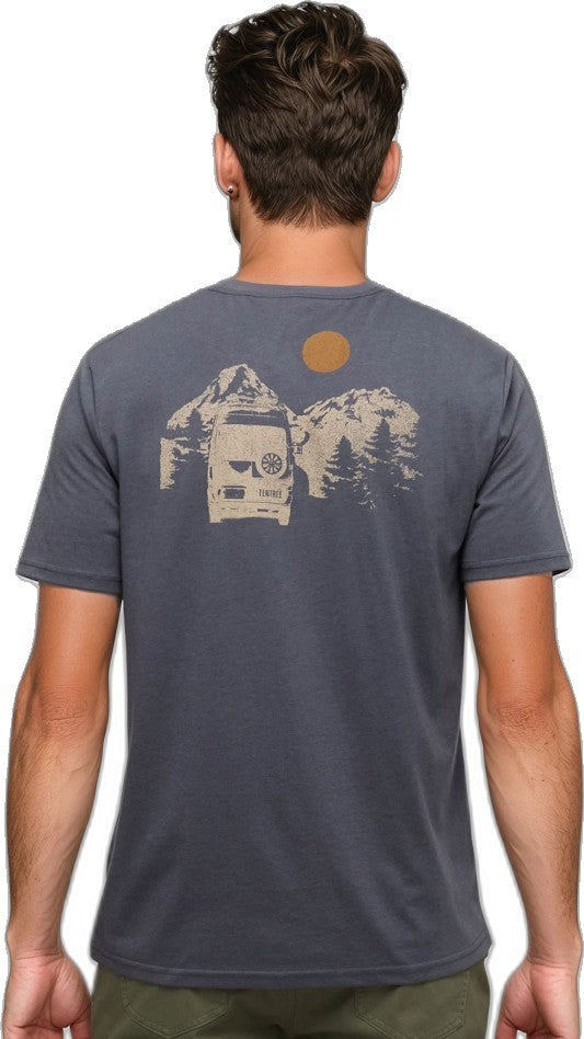 Mountain Pass T-Shirt - Mens - graphite / birchwood 1