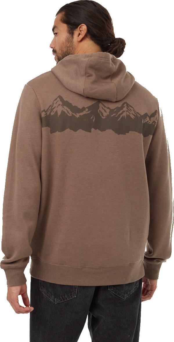 Mountain Range Hoodie - Mens - Fossil / Slate Brown 2
