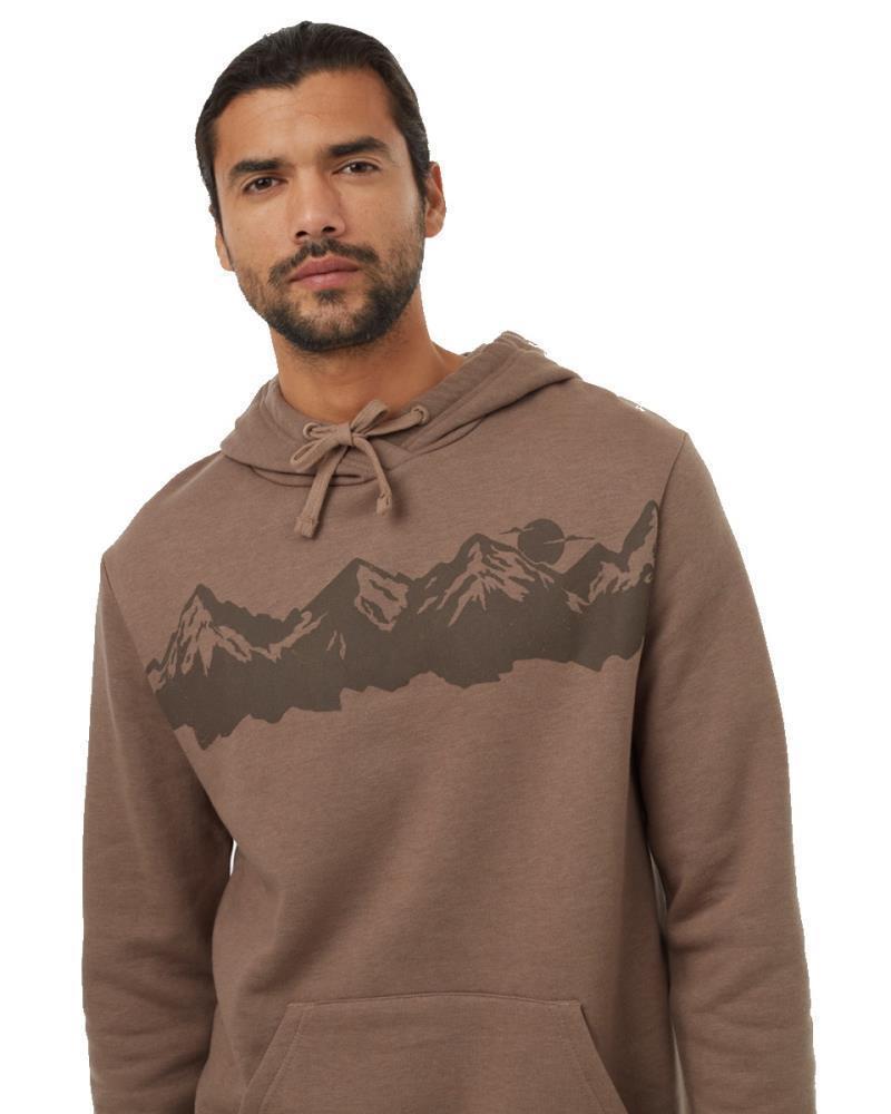 Mountain Range Hoodie - Mens - Fossil / Slate Brown 3