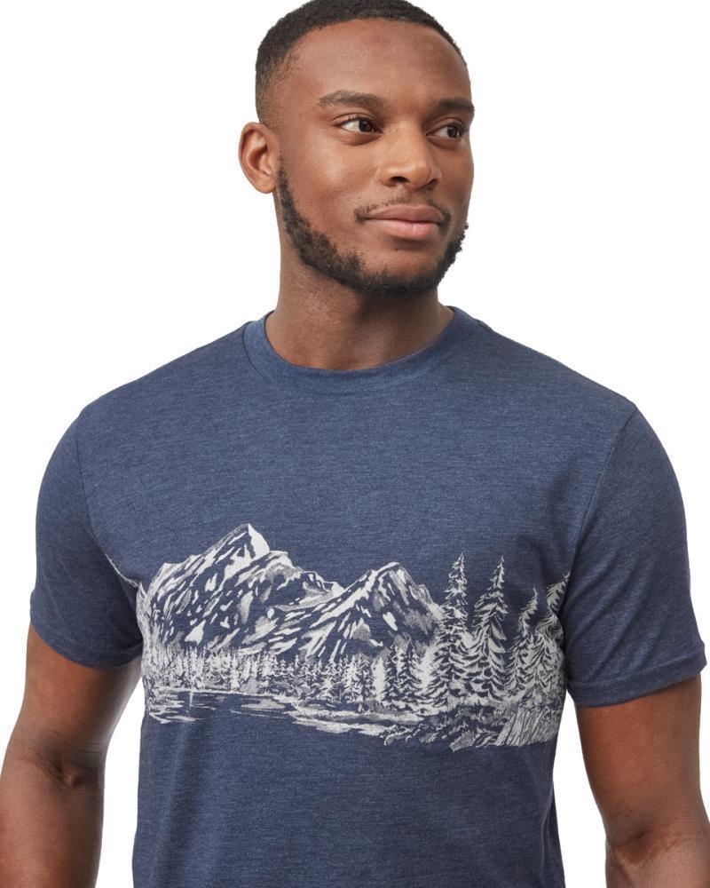 Mountain Scenic T-Shirt - Mens - Dress Blue 4