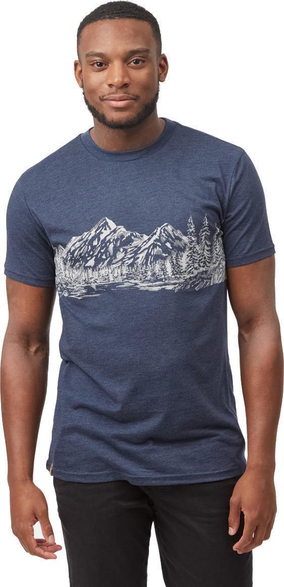 Mountain Scenic T-Shirt - Mens - Dress Blue 2