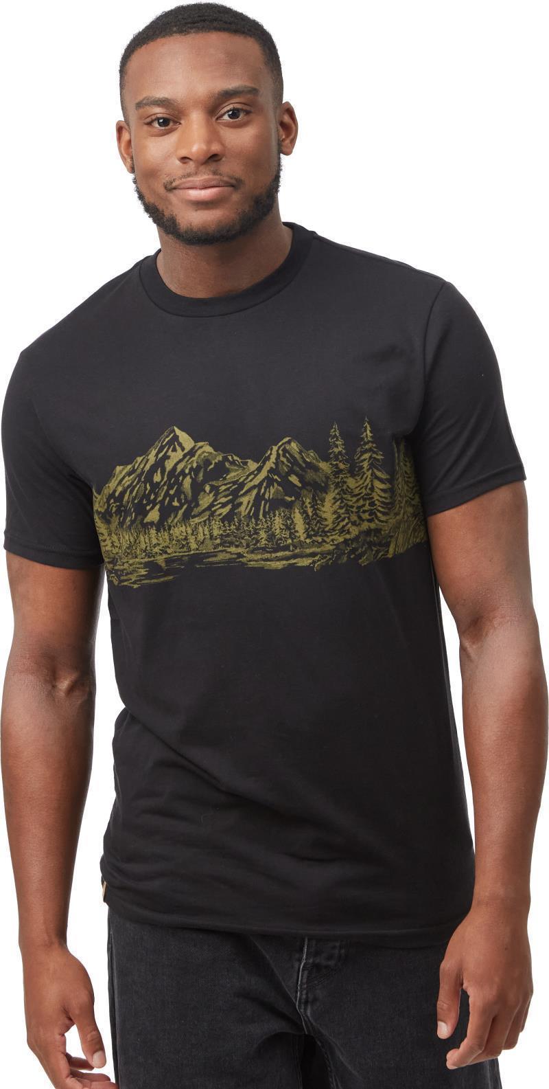 Mountain Scenic T-Shirt - Mens - Meteorite Black 1
