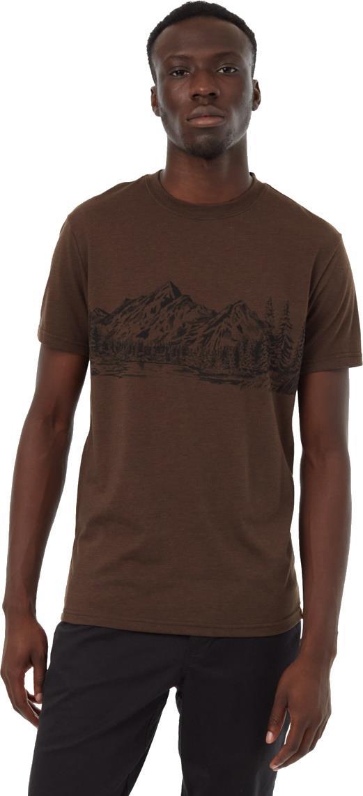 Mountain Scenic T-Shirt - Mens - Slate Brown / Meteorite Black 1