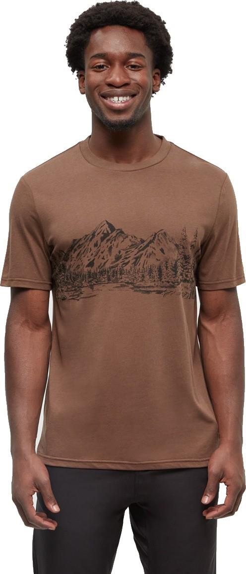 Mountain Scenic T-Shirt - Mens - clove / meteorite black 1