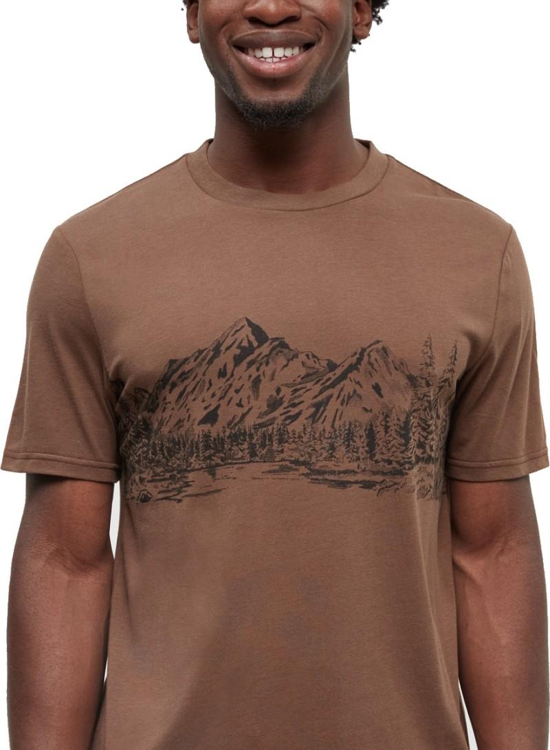 Mountain Scenic T-Shirt - Mens - clove / meteorite black 1