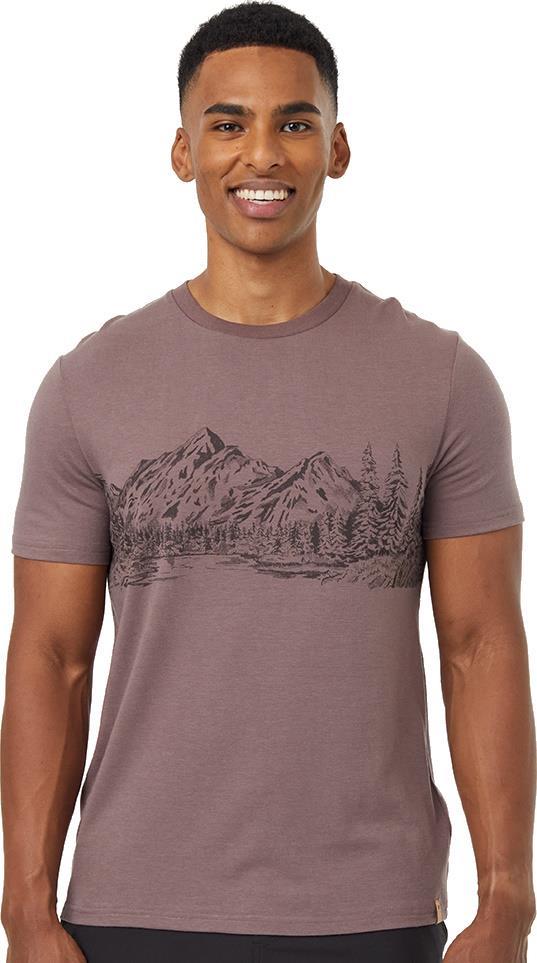 Mountain Scenic T-Shirt - Mens - elkwood / chocolate torte 1