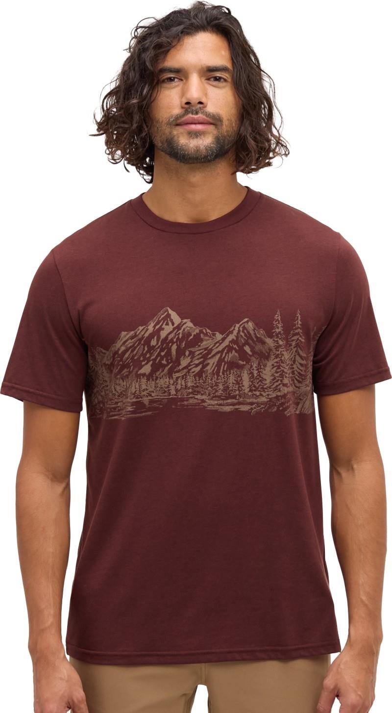 Mountain Scenic T-Shirt - Mens - red chestnut / hazelnut 1