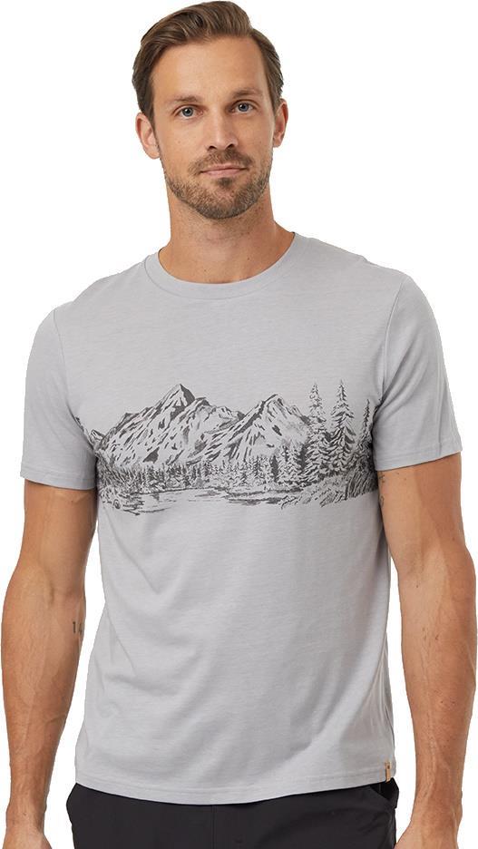 Mountain Scenic T-Shirt - Mens - shoreline grey / graphite 1