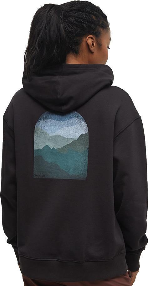Mountain Skyline Hoodie - Womens - Meteorite Black / Faded Denim 2