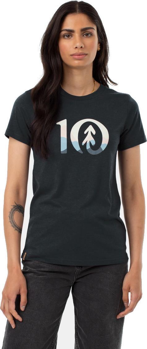 Mountain Sunset Ten Logo - Womens - meteorite black 1