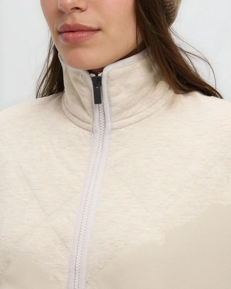 Muir Full Zip - Womens - pale oak heather v2 1