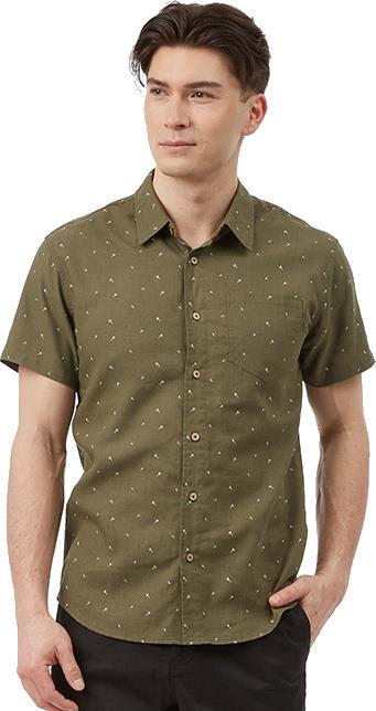 Mushroom Mancos Shortsleeve Shirt - Mens - olive night green 1