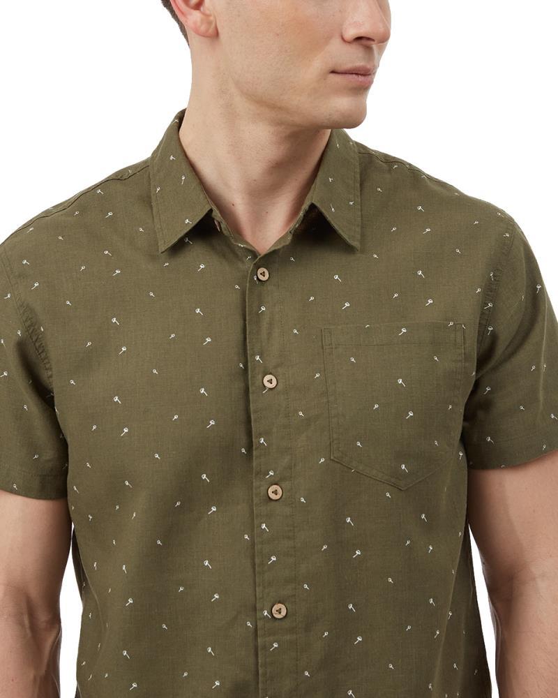 Mushroom Mancos Shortsleeve Shirt - Mens - olive night green 1