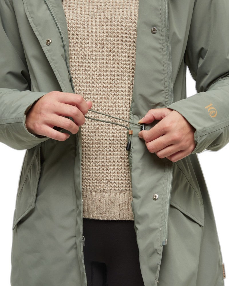 Nimbus Insulated Rain Jacket - Womens - agave green 1