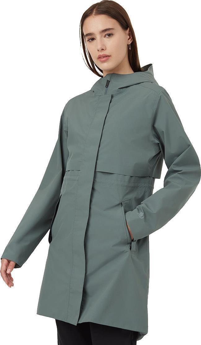 Nimbus Long Rain Jacket - Womens - light urban green 1