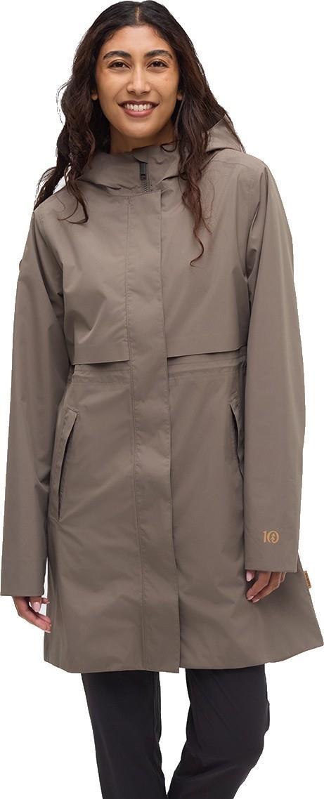 Nimbus Long Rain Jacket - Womens - timber 1