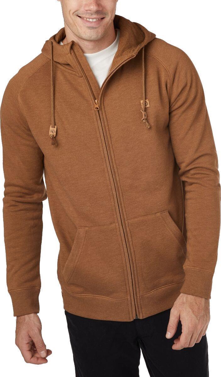 Oberon Zip Hoodie - Mens - Rubber Brown Heather 1