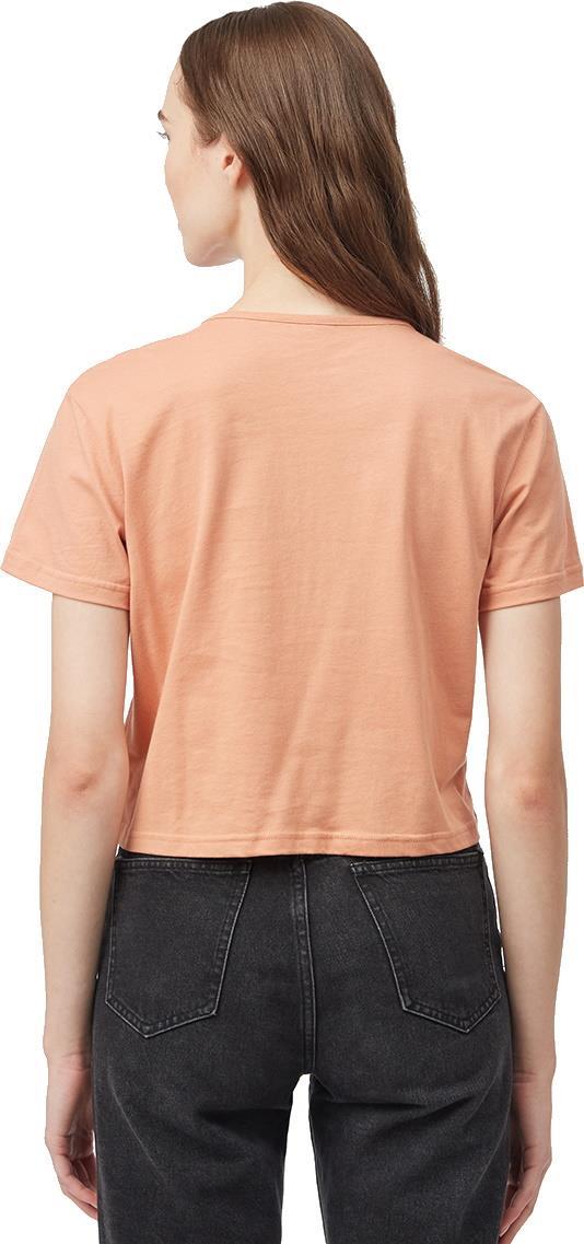 Organic Cotton Relaxed Cropped T-Shirt - Womens - italian clay 1
