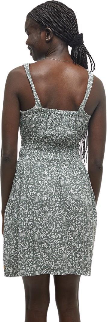 Overlook Dress - agave green / field flower 1