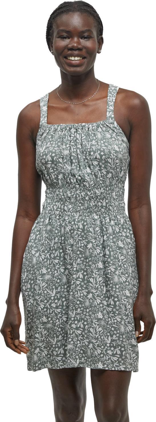 Overlook Dress - agave green / field flower 1