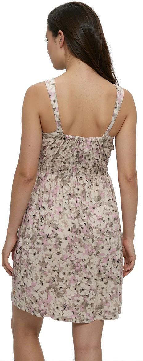 Overlook Dress - pink sand / watercolour floral 1