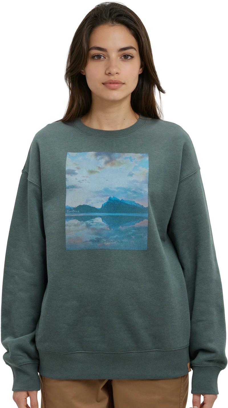 Parks Dusk Mountain Crew - Womens - pine green / dusk mountain 1