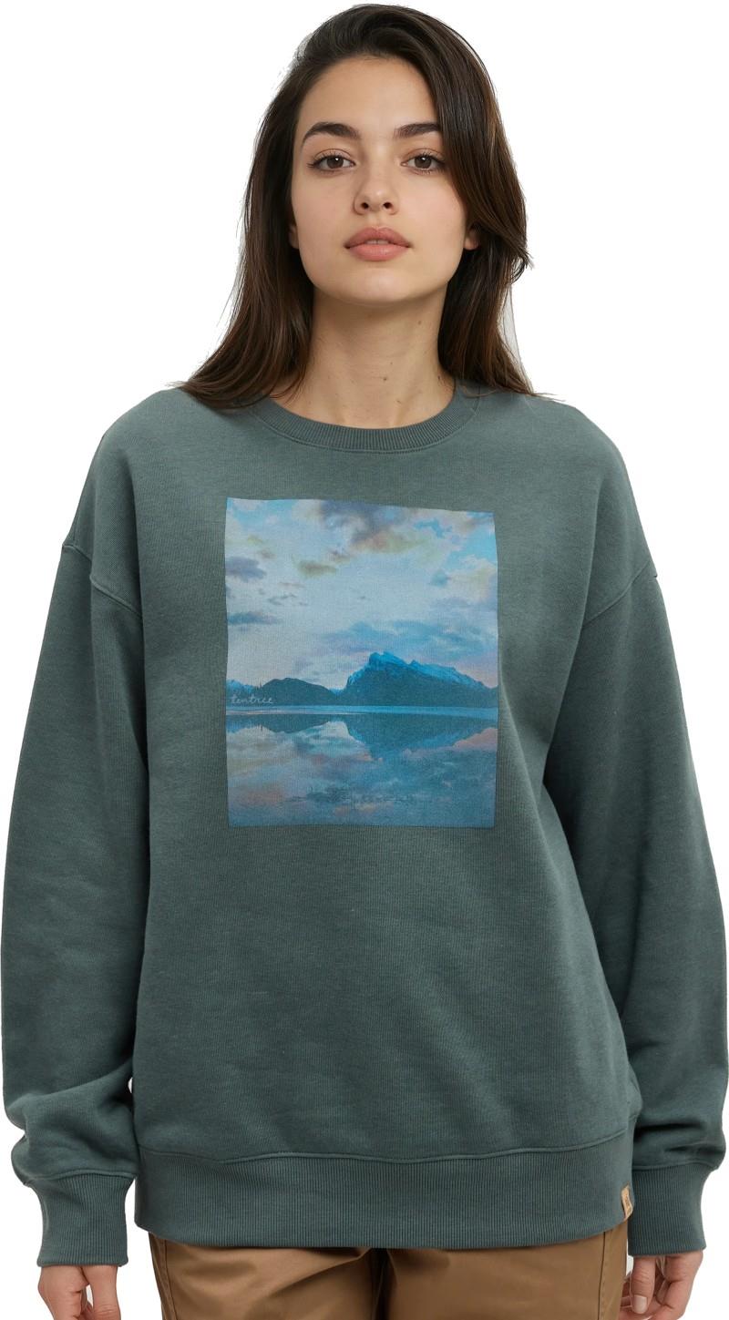 Parks Dusk Mountain Crew - Womens - pine green / dusk mountain 1