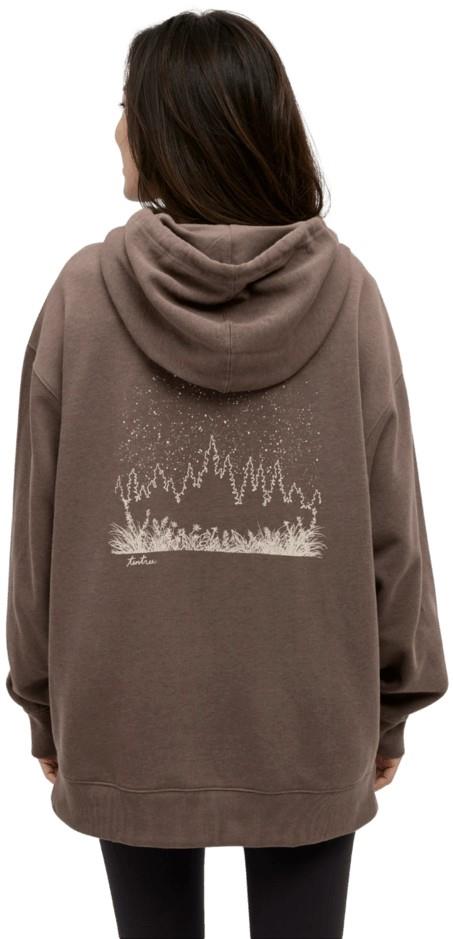 Parks Landscape Oversized Hoodie - Womens - ashwood / white oak 1