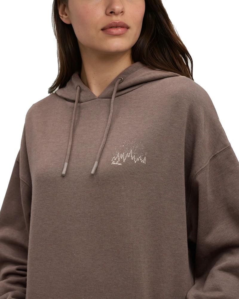 Parks Landscape Oversized Hoodie - Womens - ashwood / white oak 1