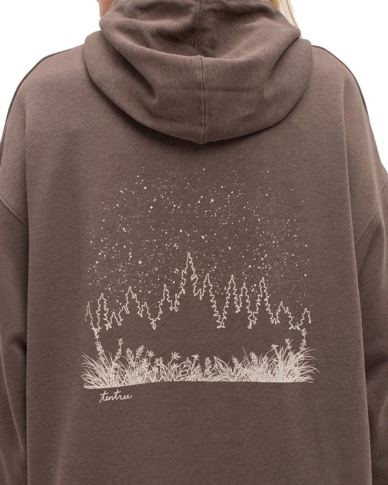 Parks Landscape Oversized Hoodie - Womens - ashwood / white oak 1