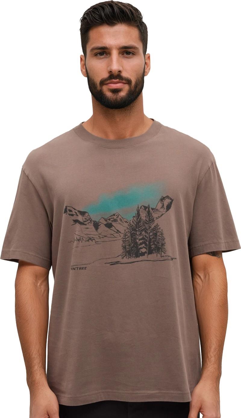 Parks Landscape Relaxed T-Shirt - Mens - ashwood / midnight blue 1