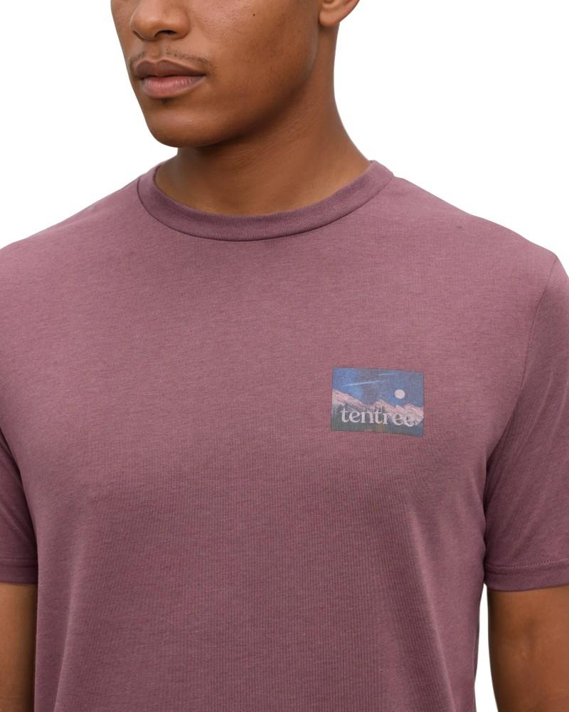 Parks Midnight Mountain T-Shirt - Mens - mauve stone / midnight mountain 1