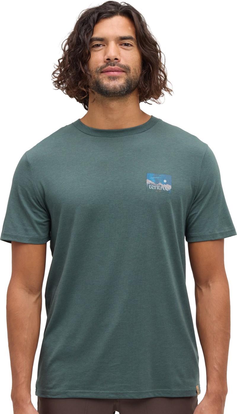 Parks Midnight Mountain T-Shirt - Mens - pine green / midnight mountain 1