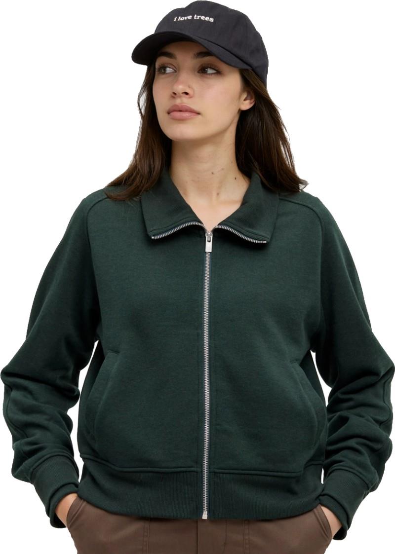 Patterson Full Zip - Womens - dark forest green 1