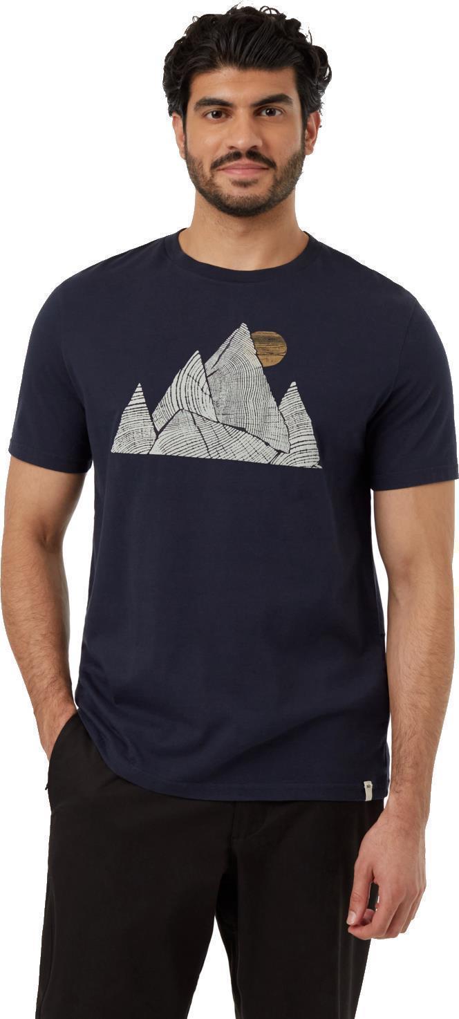 Peak T-Shirt - Mens - Midnight Blue / Sugar Pine 1