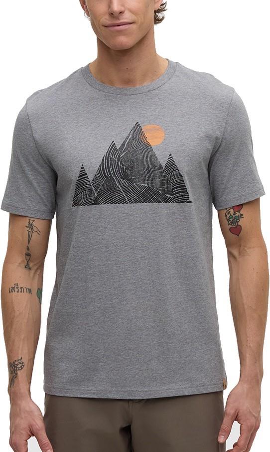 Peak T-Shirt - Mens - grey heather / meteorite black 1