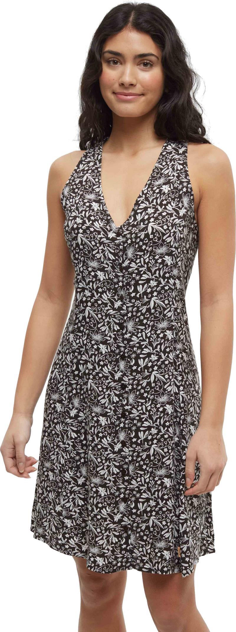 Penrose Dress - meteorite black / field flower 1