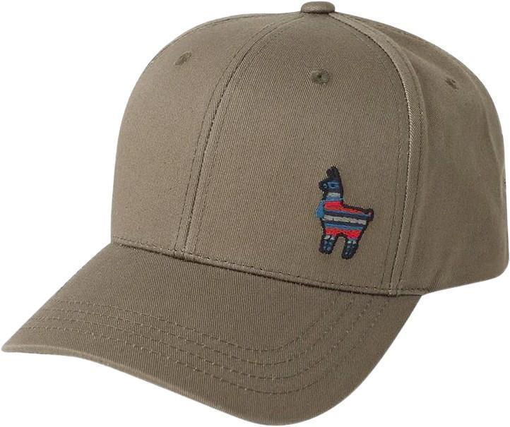 Peru Embroidered Llama Elevation Hat - olive night green 1