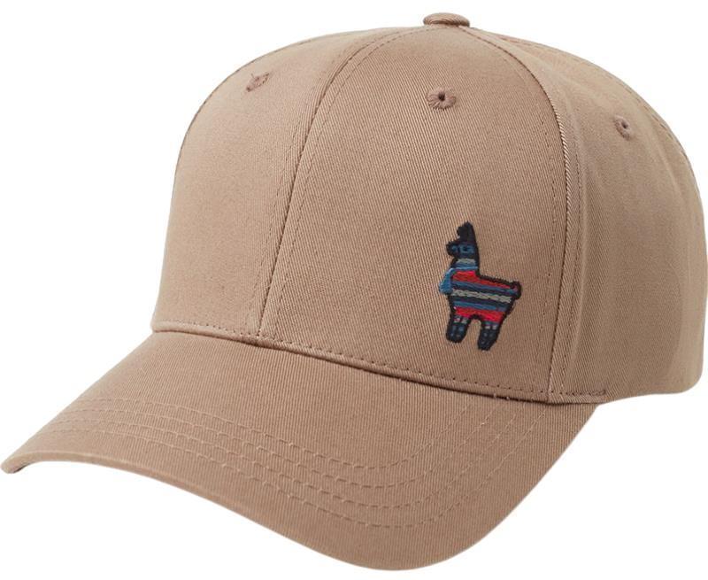 Peru Embroidered Llama Elevation Hat - pine bark 1