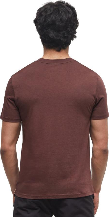 Peru Embroidered Llama T-Shirt - Mens - deep mahogany / tide 1