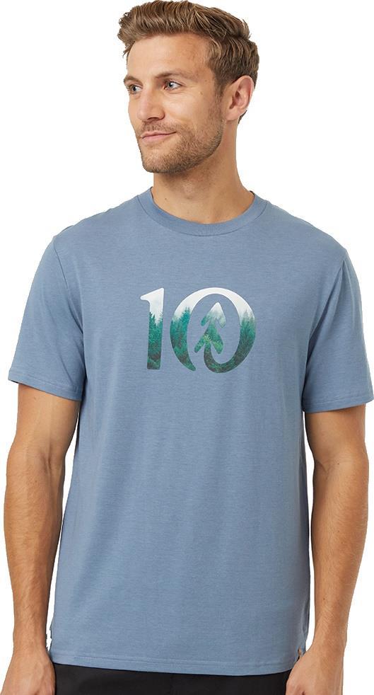 Photo Forest Logo T-Shirt - Mens - blue mirage / forest green 1