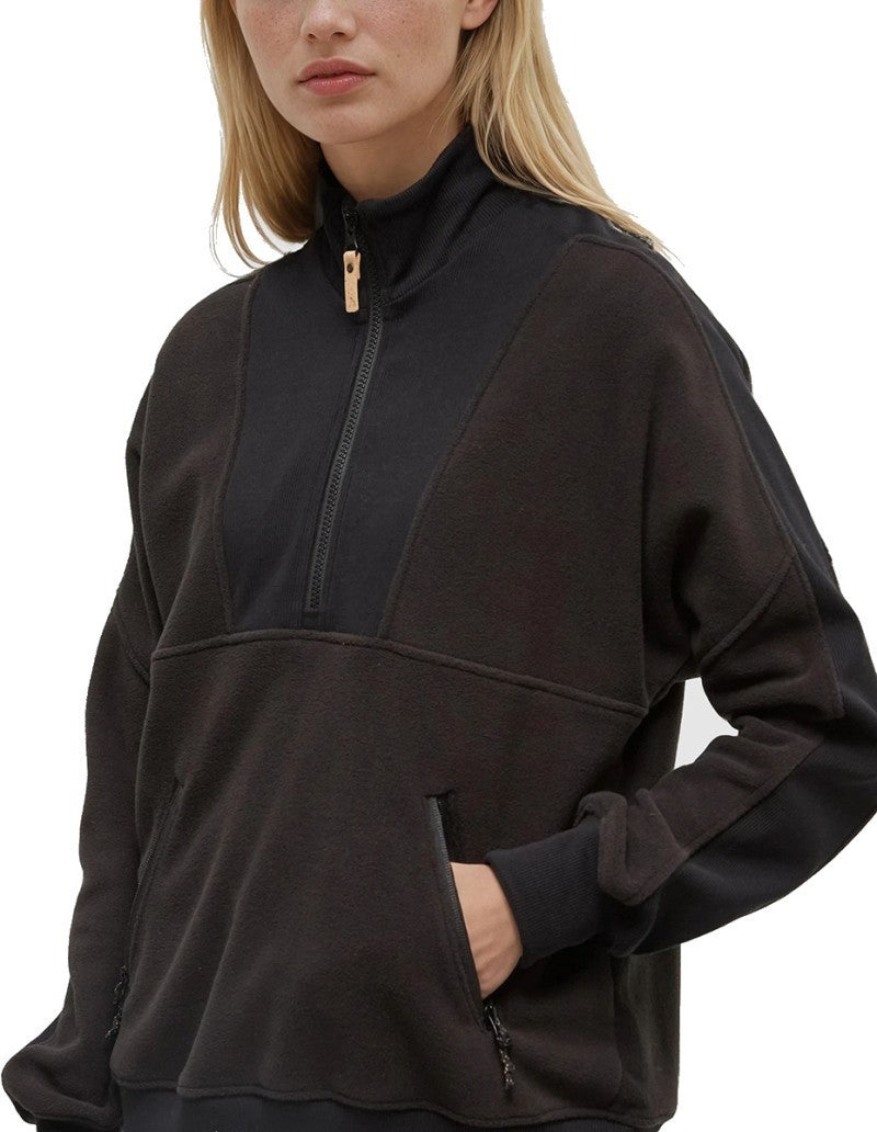 Pikes Half Zip - Womens - meteorite black 1