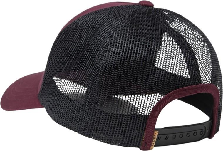 Pine Trio Altitude Hat - deep burgundy / cork patch 1