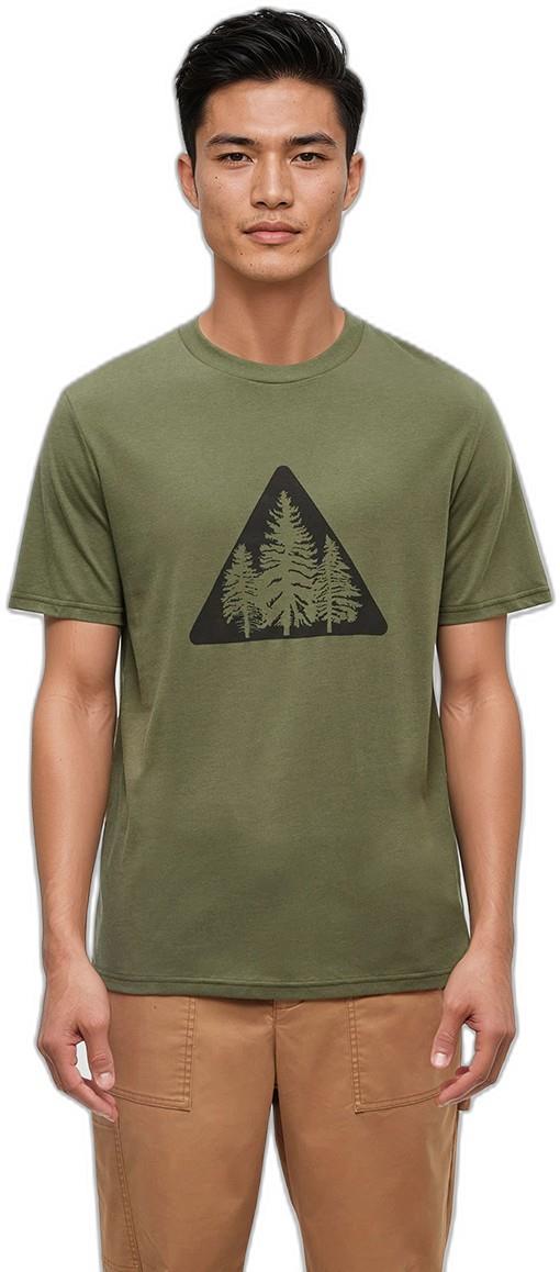 Pine Trio T-Shirt - Mens - deep olive / meteorite black 1