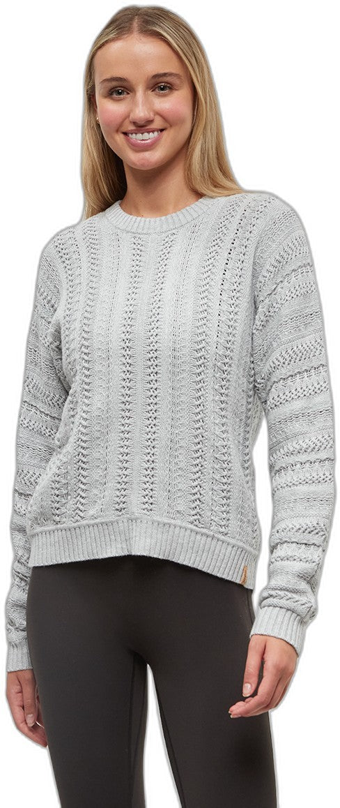 Pinnacle Sweater - Womens - light grey heather 1
