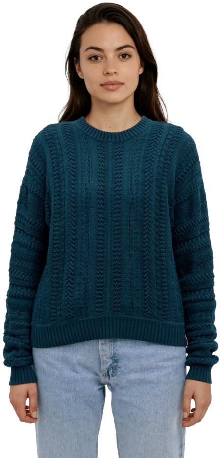 Pinnacle Sweater - Womens - pacific teal 1